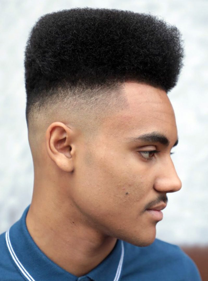 faded flat top haircut