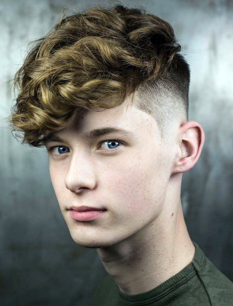 Teen With High Fade And Curly Fringe 750x984 