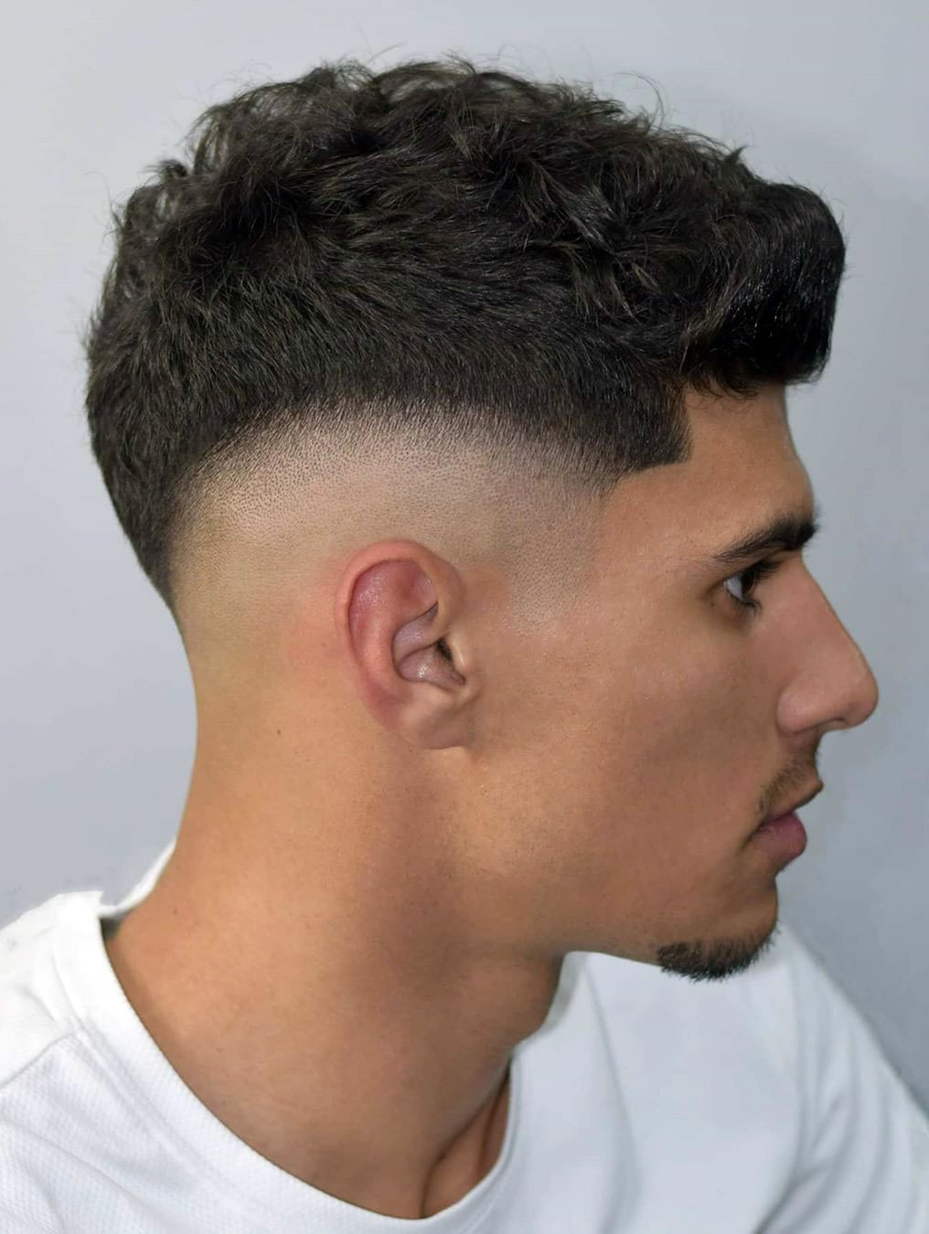 Teeny Tiny Line Ups with Sleek Drop Fade