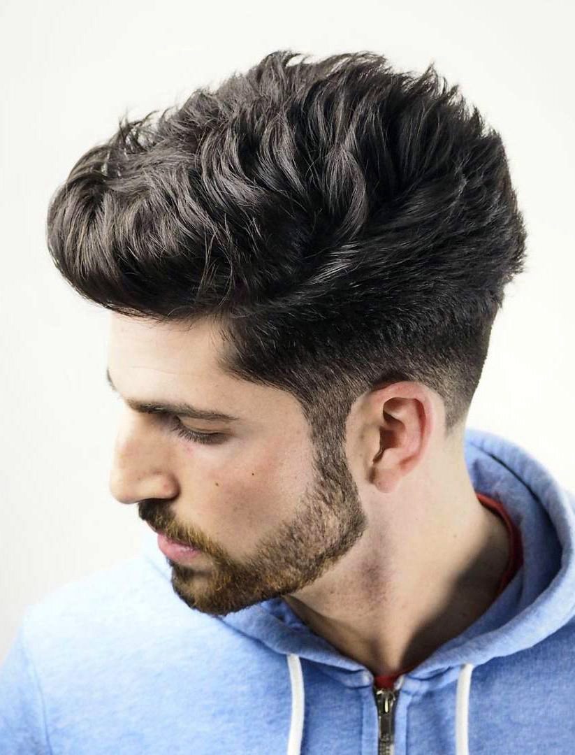 Textured Faded Undercut Hairstyle