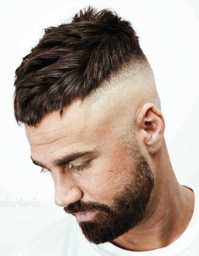 Textured Undercut with Skin Fade