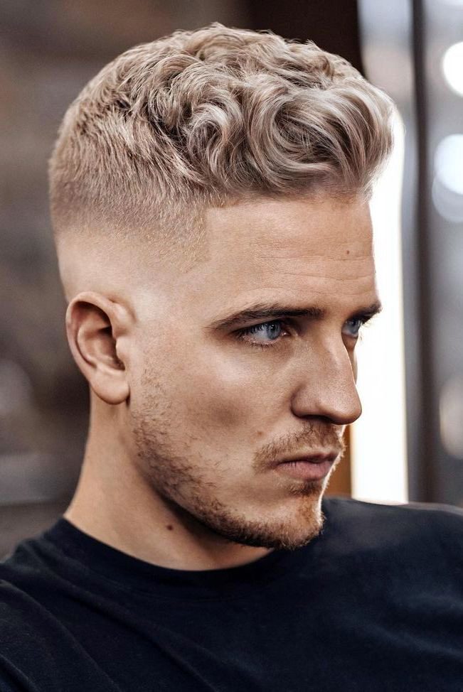 Grey Fade Tapered Cut with Brushed Up Top Lengths - The Latest Hairstyles  for Men and Women (2020) - Hairstyleology