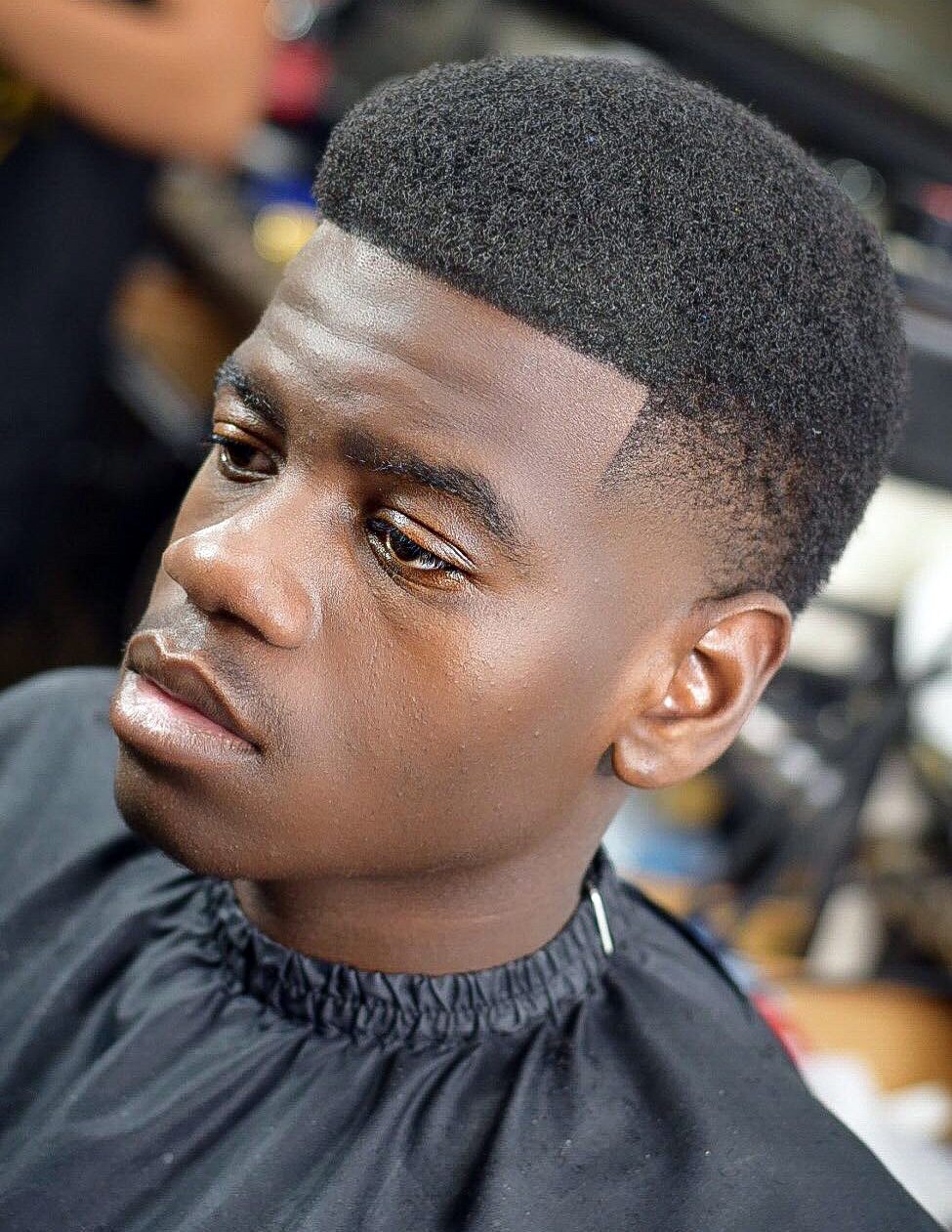 Caesar Haircut For Black Men