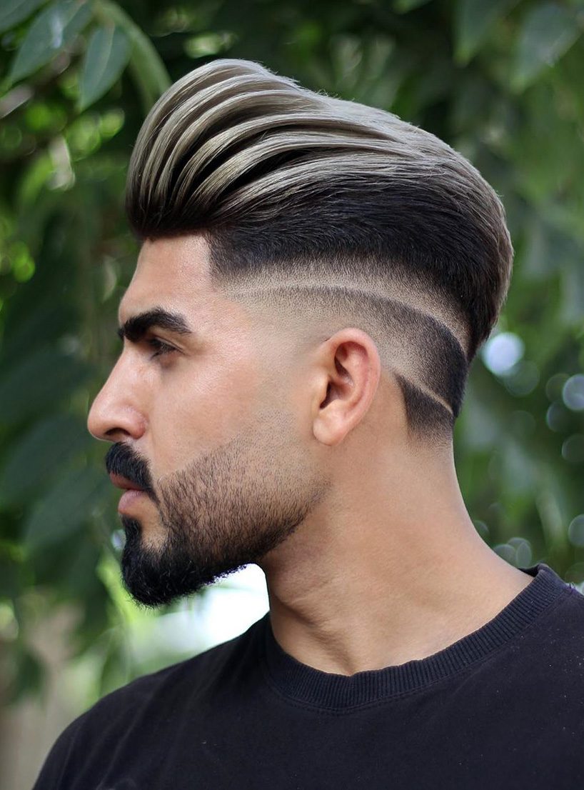 To Dye For Pompadour with Designer Fade