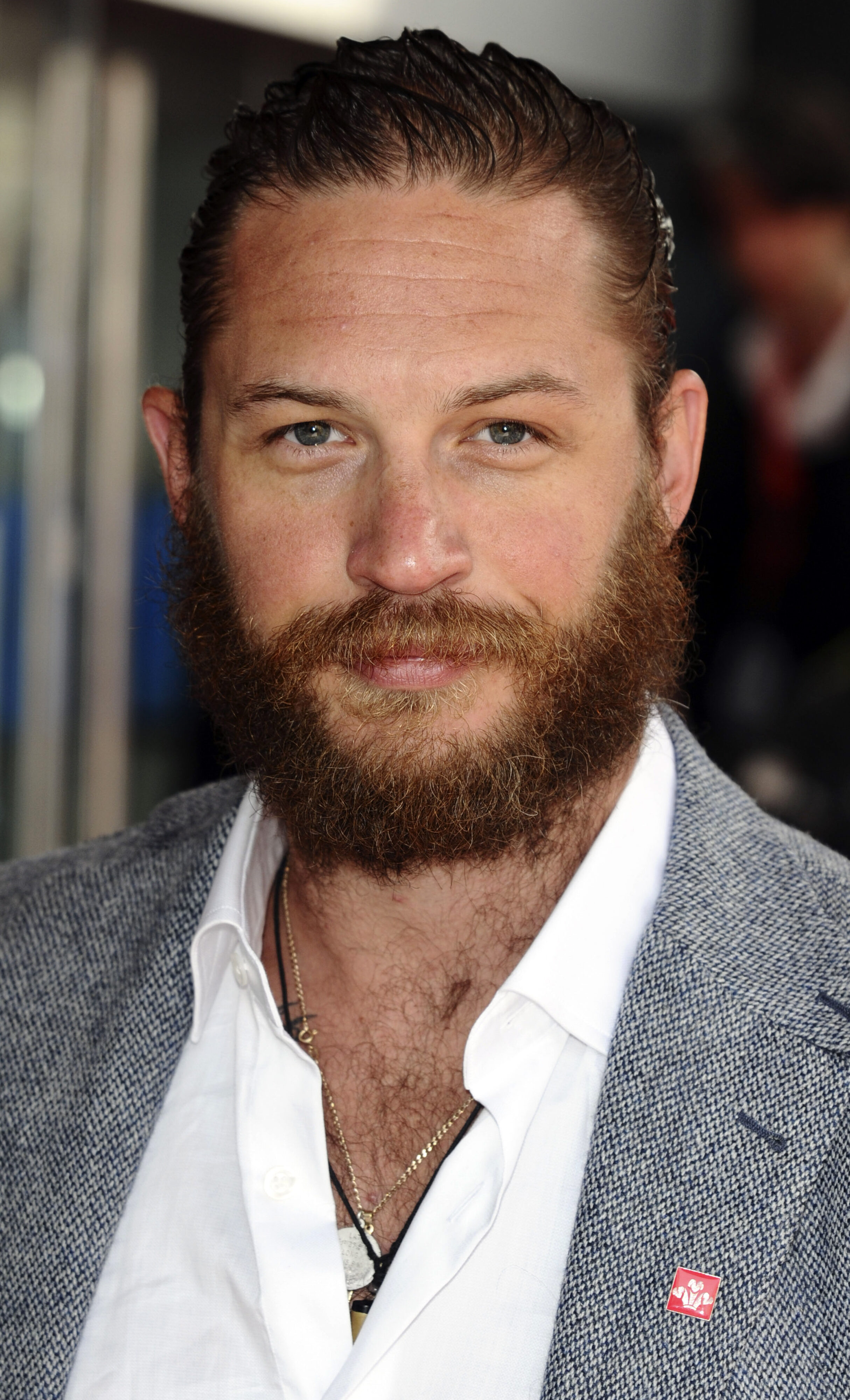 Tom Hardy's Chin Curtain and Mustache