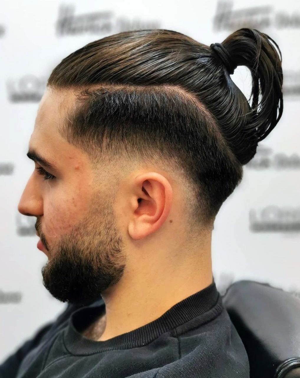 Undercut Low fade Top Knot