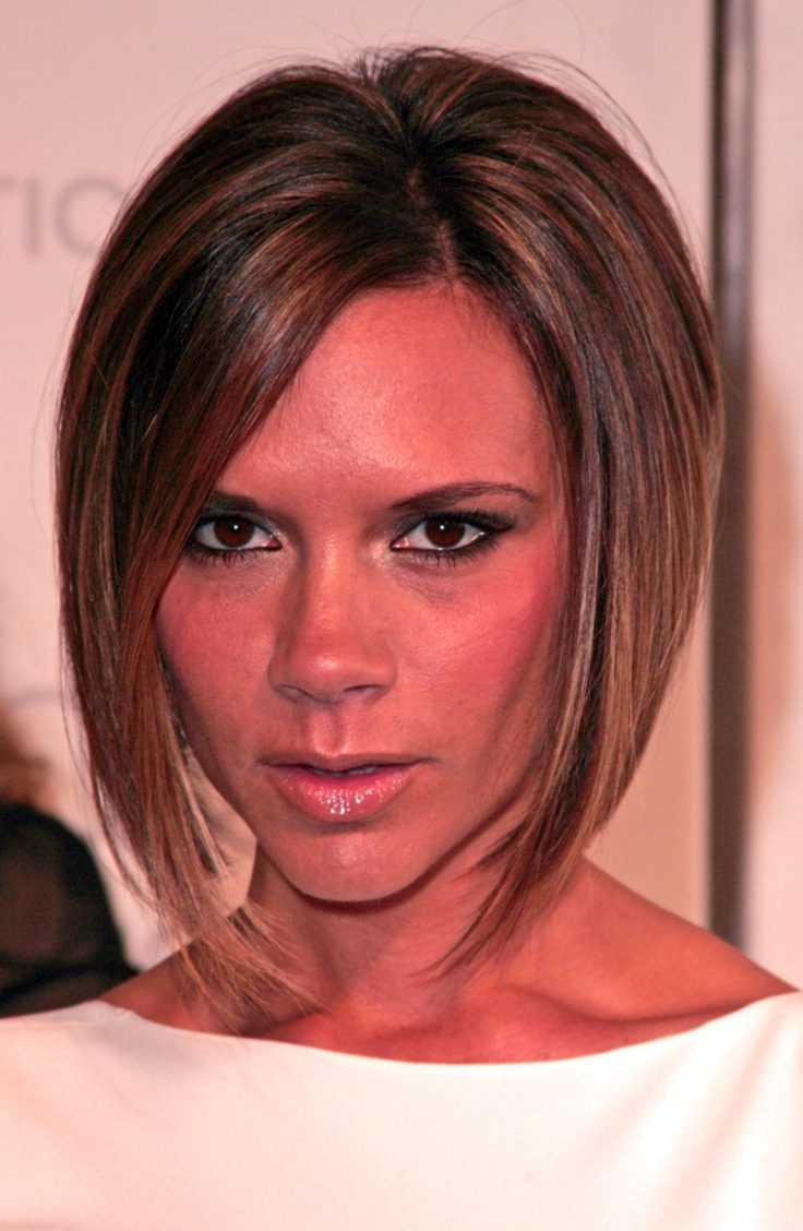 Victoria Beckham's Asymmetrical Bob Cut