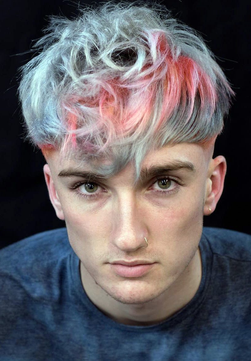 Update 131+ pink hair colour boy latest