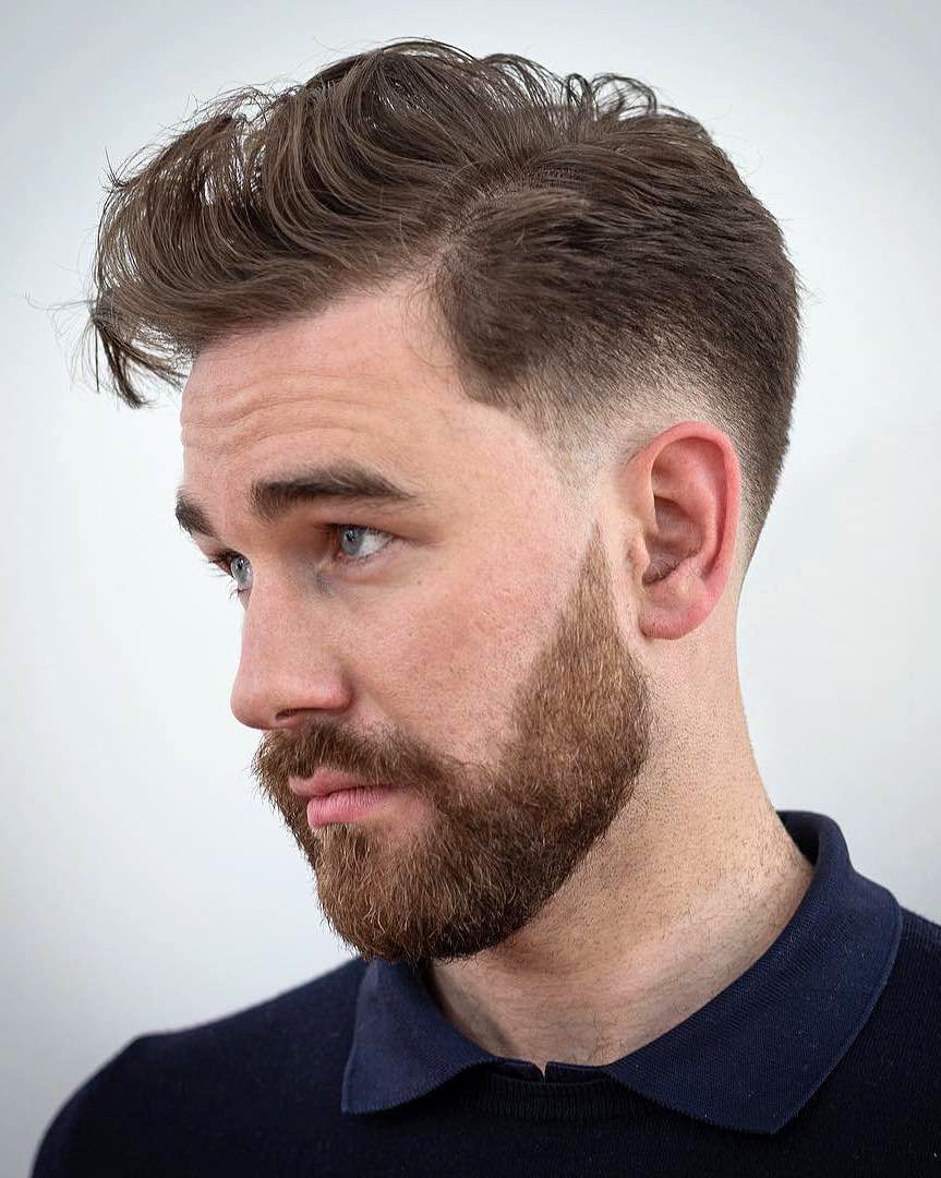 Wavy Hair with Beard