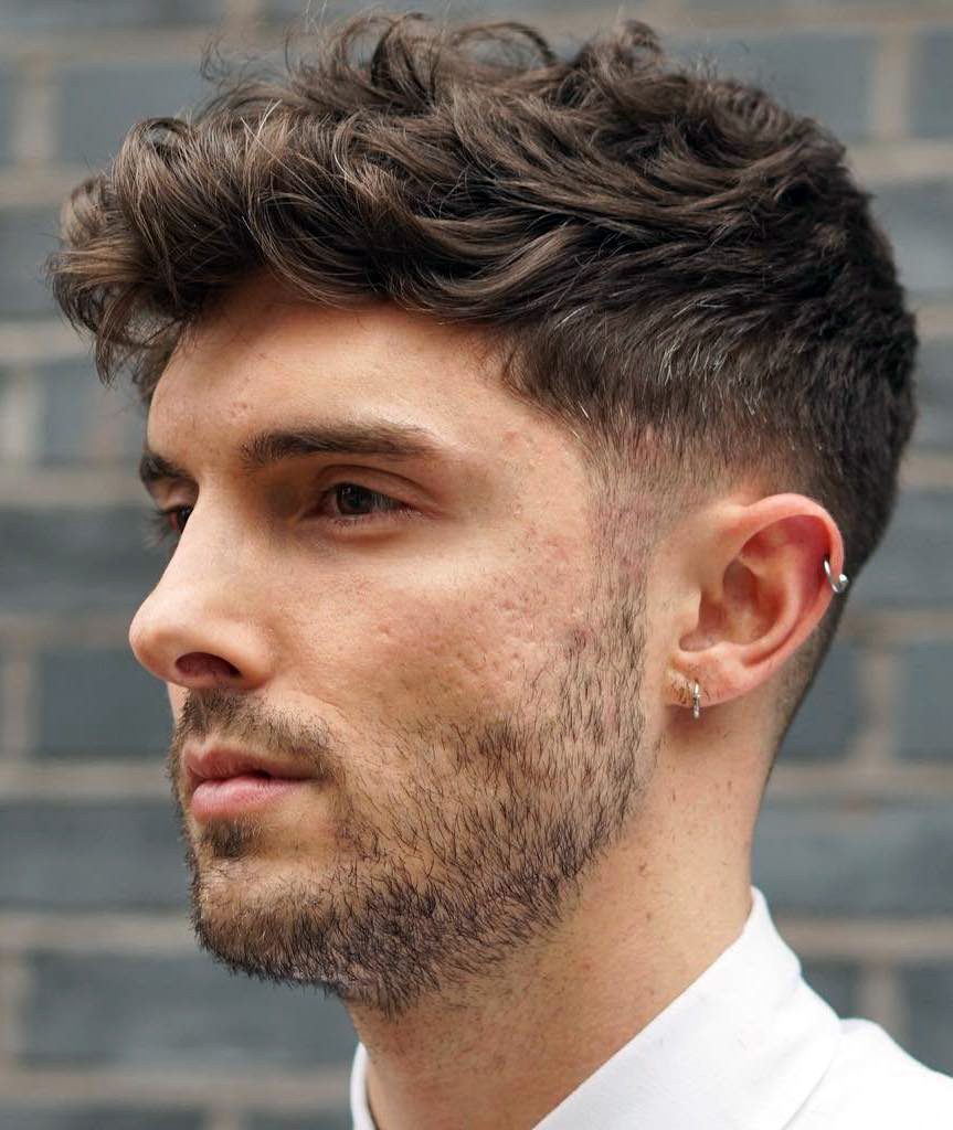 How to style short, wavy hair | Men's hairstyle