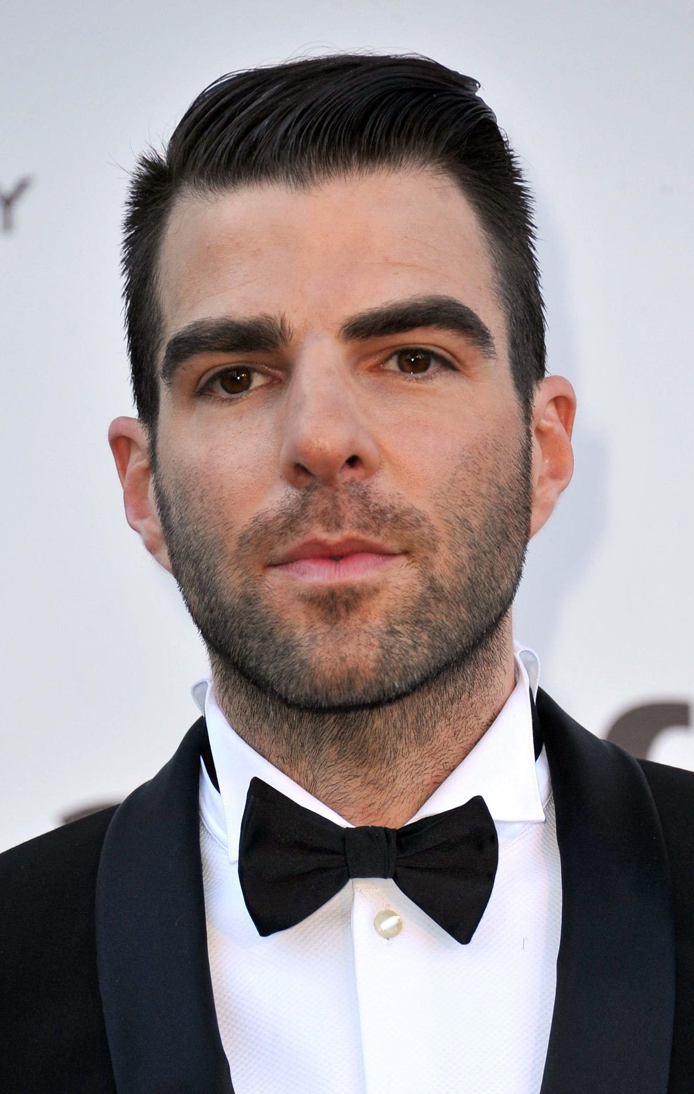 Zachary Quinto Business man short side part