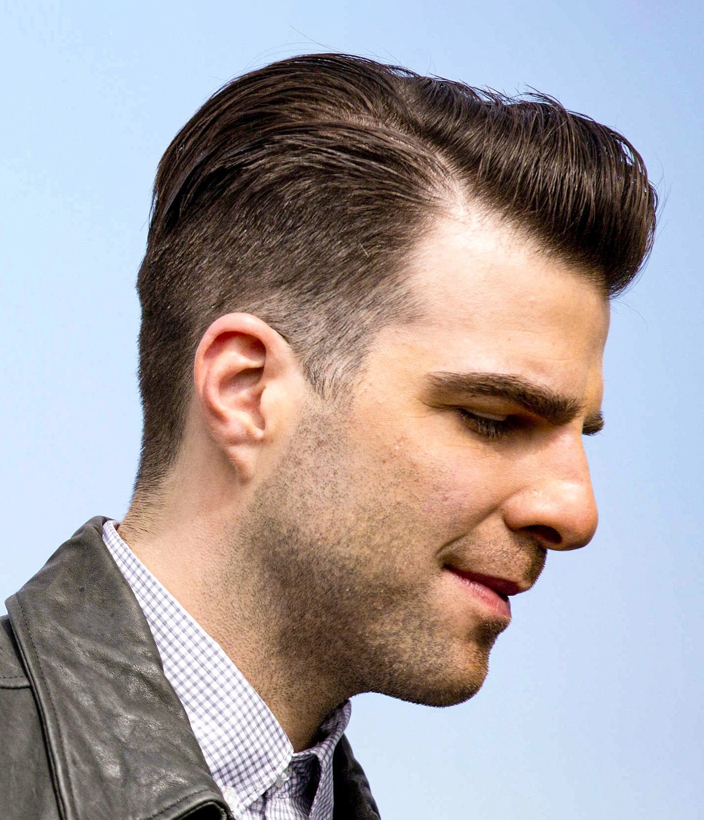 Zachary Quinto pompadour