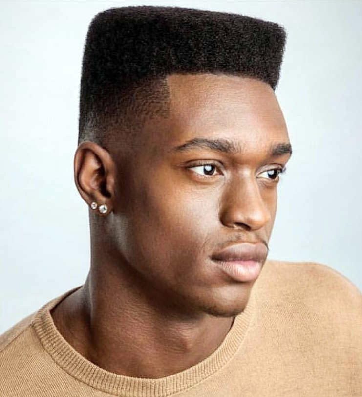 Shiny Flat Top with Sober Fade