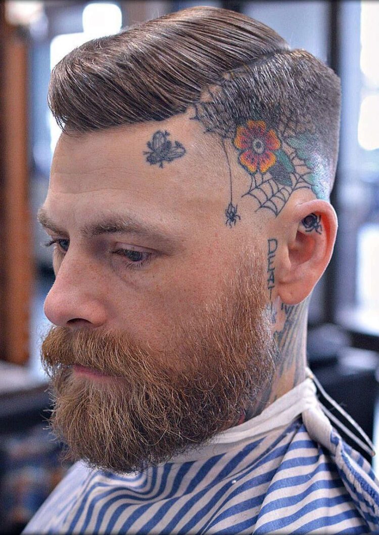 13 Short hairstyles for guys with beards for Ladies