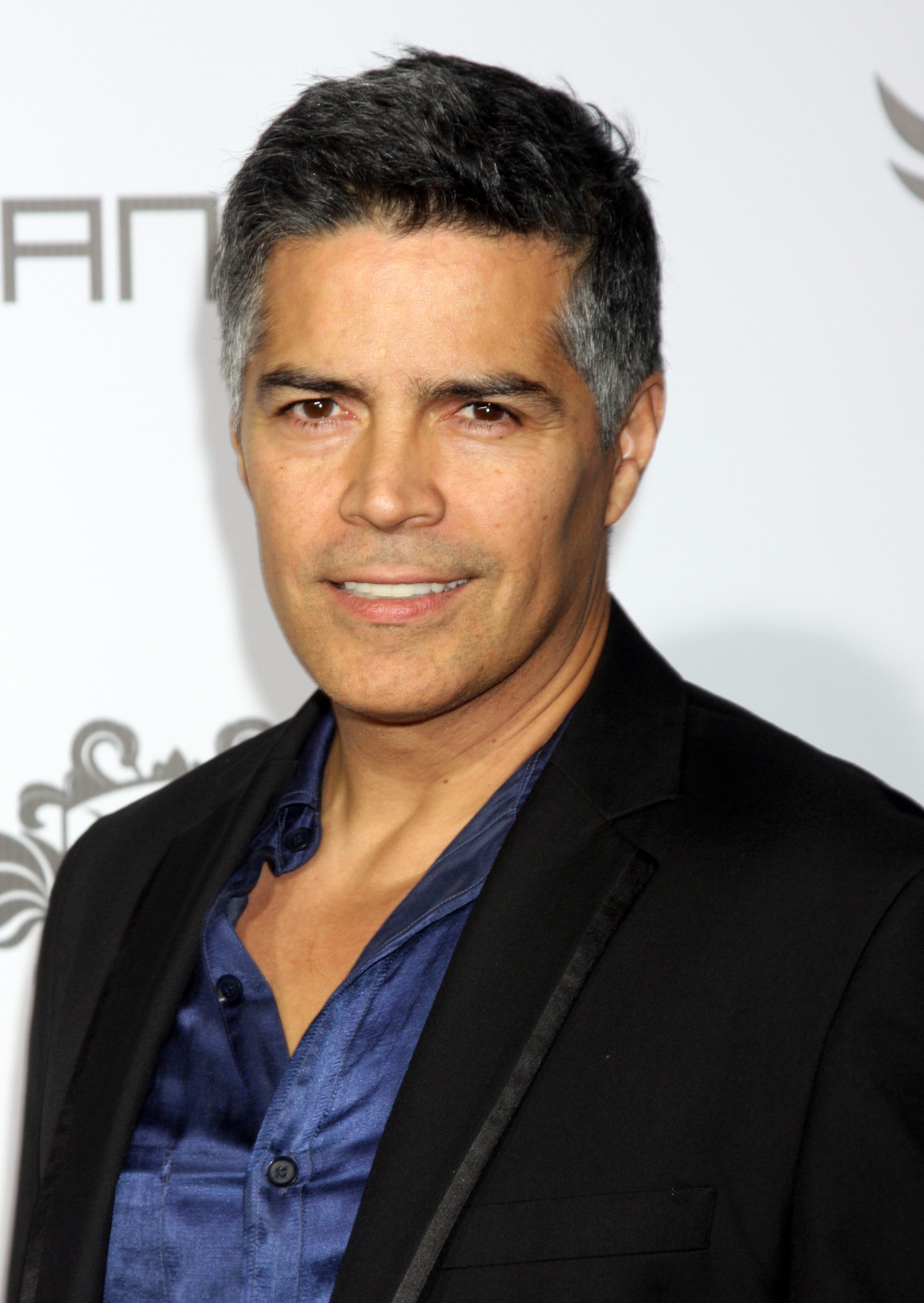 Esai Morales Black And Silver Hair