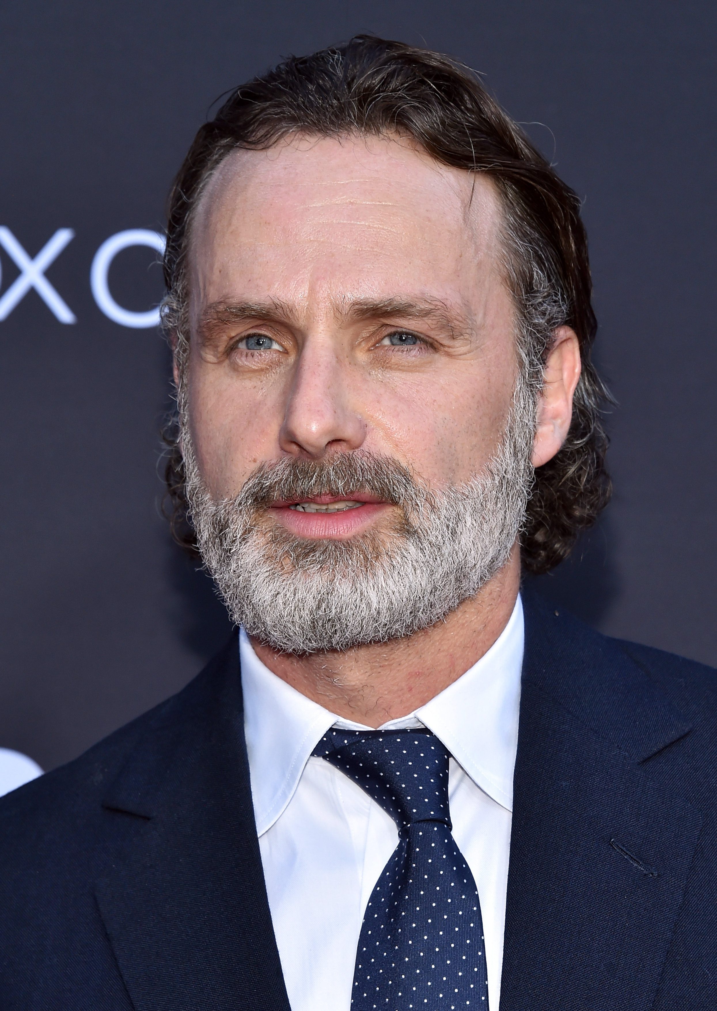 Andrew Lincoln’s Stylish Salt & Pepper Beard