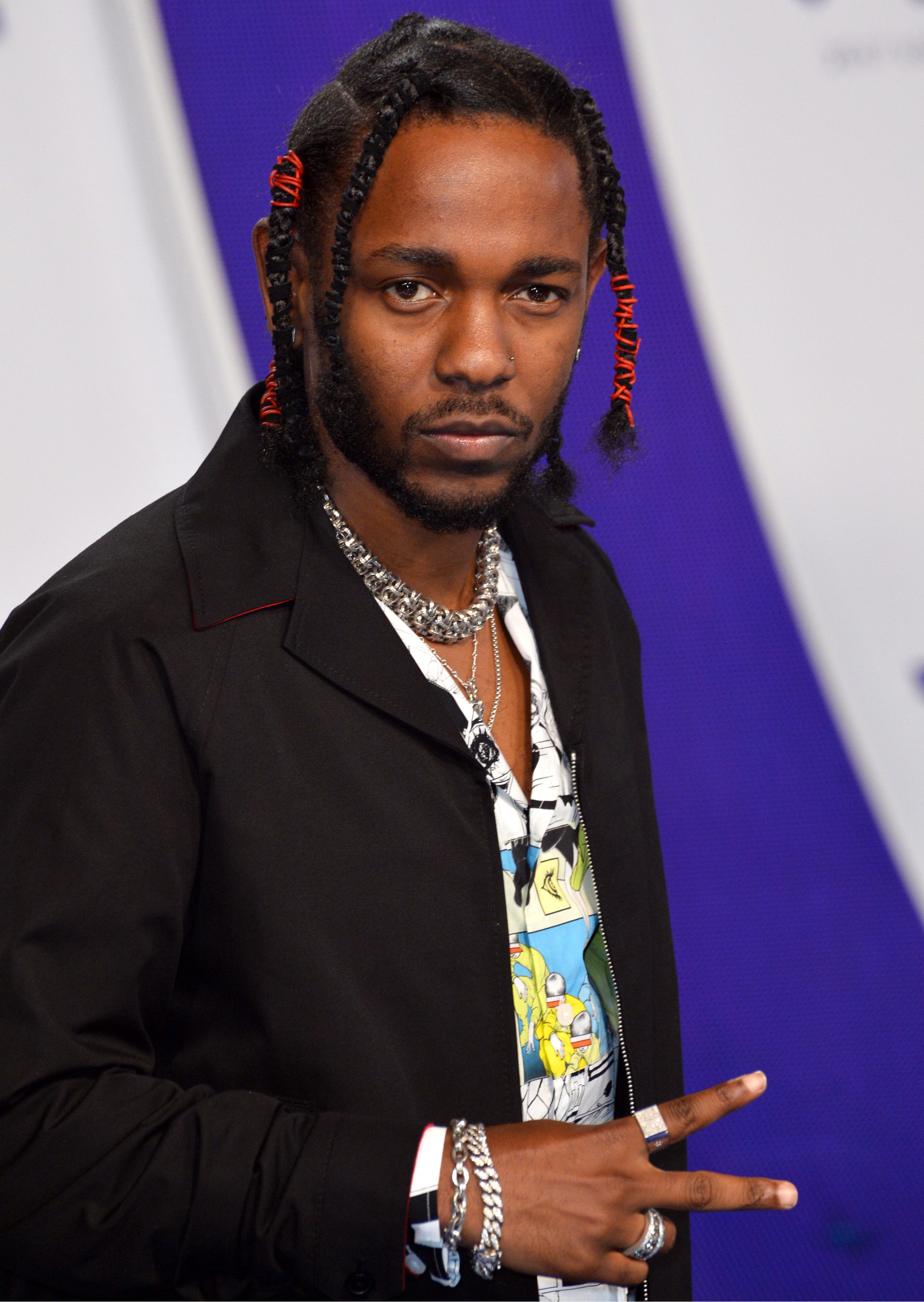 Kendrick Lamar’s Colourful Wrapped Twists