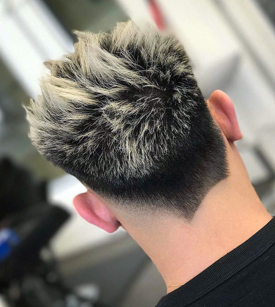 Spiky Hair with Asymmetric Taper